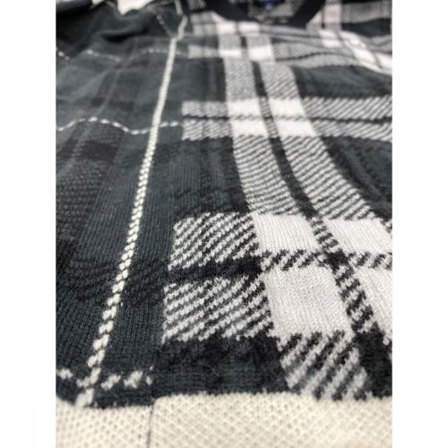 PEARLY GATES (パーリーゲイツ) ゴルフウェア(トップス) クルーネックニット 053-3270107 2023モデル メンズ SIZE LL ブラック×グレー