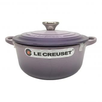 LE CREUSET (ルクルーゼ) 両手鍋 ブルーベルパープル ココットロンド