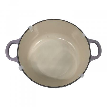 LE CREUSET (ルクルーゼ) 両手鍋 ブルーベルパープル ココットロンド