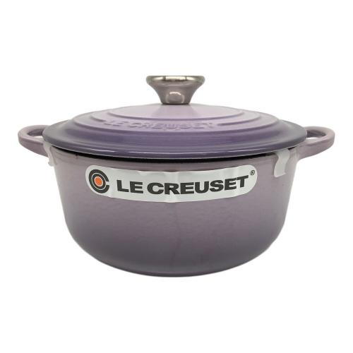 LE CREUSET (ルクルーゼ) 両手鍋 ブルーベルパープル ココットロンド