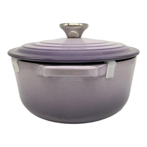 LE CREUSET (ルクルーゼ) 両手鍋 ブルーベルパープル ココット
