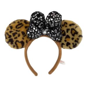 ディズニーグッズ カチューシャ ミニー ヒョウ柄