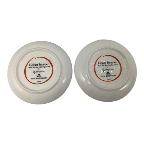 ROYAL COPENHAGEN (ロイヤル・コペンハーゲン) カップ&ソーサー ゴールデンサマー 2Pセット