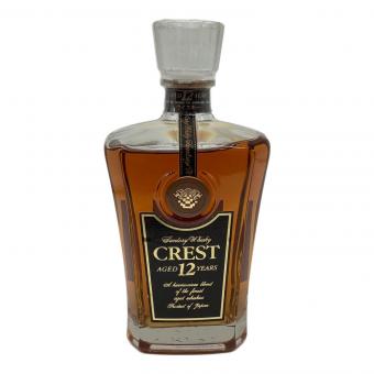 サントリー ウィスキー 700ml クレスト 12年 未開封