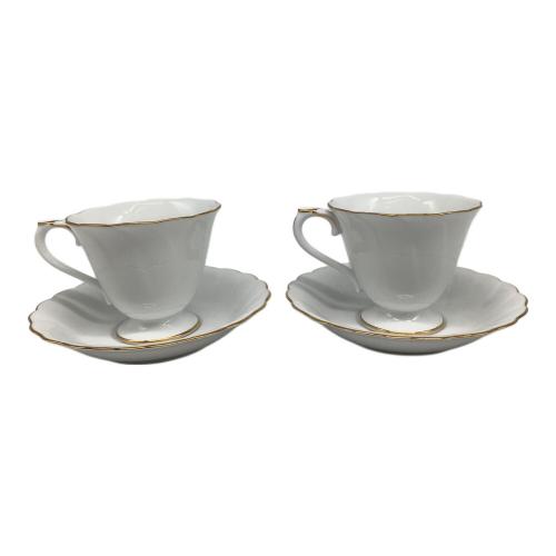 大倉陶園 (オオクラトウエン) コーヒーカップ&ソーサー ゴールドライン 2Pセット