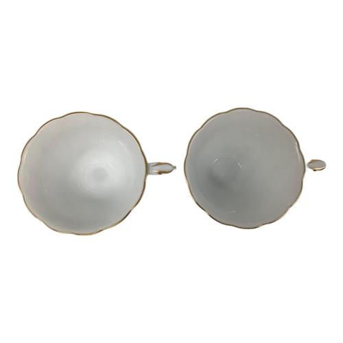 大倉陶園 (オオクラトウエン) コーヒーカップ&ソーサー ゴールドライン 2Pセット