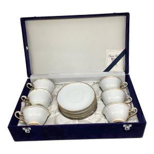 大倉陶園 (オオクラトウエン) カップ&ソーサー ホワイトマスターピース 6Pセット