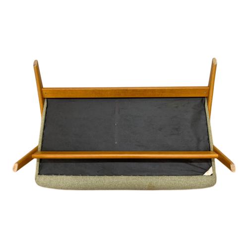 UNICO (ウニコ) 2人掛けソファー グレー×ブラウン 109 ファブリック FIVE