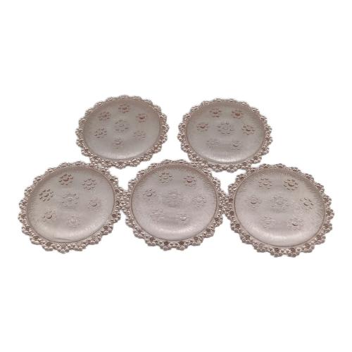 カップ&ソーサー アデリアピコット ピンク アデリアグラス 5Pセット