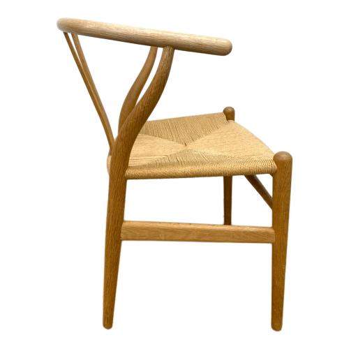 Carl Hansen&Son (カールハンセンアンドサン) イス ベージュ レザークッション付き 木製 Yチェア