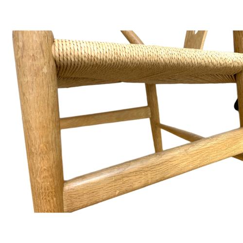 Carl Hansen&Son (カールハンセンアンドサン) イス ベージュ レザークッション付き 木製 Yチェア