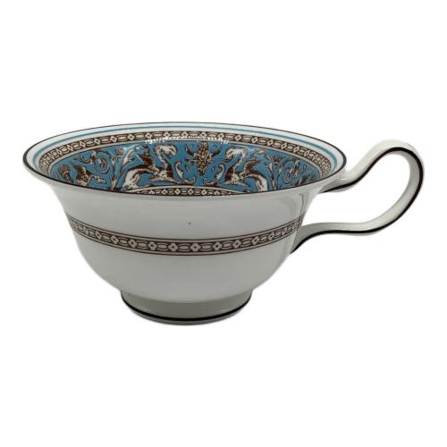 Wedgwood (ウェッジウッド) カップ&ソーサー ピオニー フロレンティーン・ターコイズ