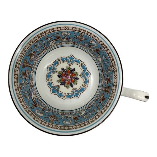Wedgwood (ウェッジウッド) カップ&ソーサー ピオニー フロレンティーン・ターコイズ