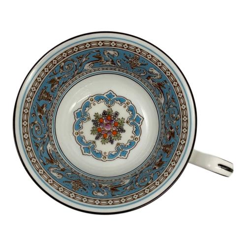 Wedgwood (ウェッジウッド) カップ&ソーサー ピオニー フロレンティーン・ターコイズ