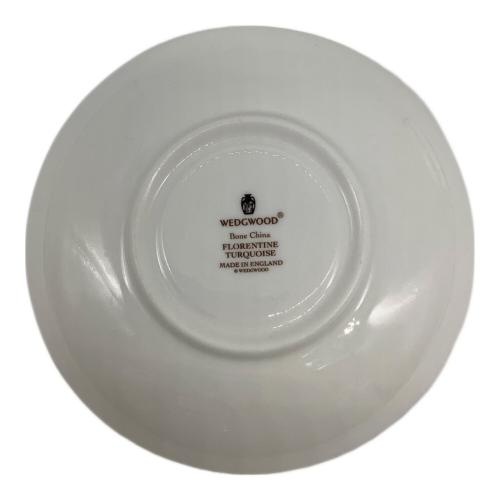 Wedgwood (ウェッジウッド) カップ&ソーサー ピオニー フロレンティーン・ターコイズ