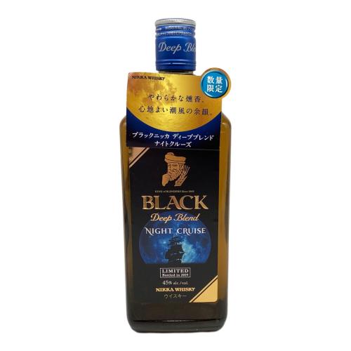 ニッカ ウィスキー 700ml ブラックニッカディープブレンドナイトクルーズ 未開封