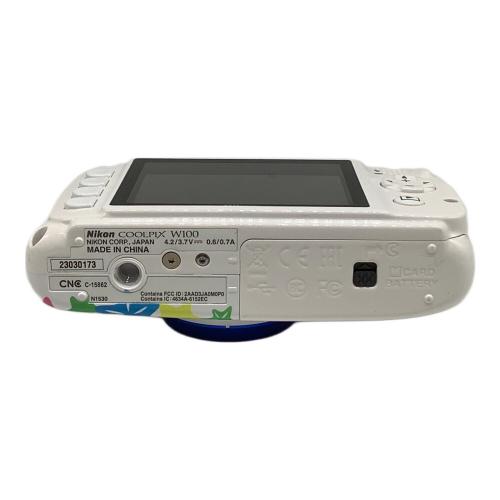 Nikon (ニコン) コンパクトデジタルカメラ W100 1417万画素 1/3.1型CMOS 専用電池 SDカード対応 ISO125～1600 4.7コマ/秒 1～1/2000 秒 23030173