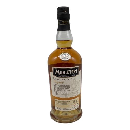 MIDLETON ウィスキー 箱エンブレムハガレ有 700ml 箱付 BARRY CROCKETT Legacy 未開封