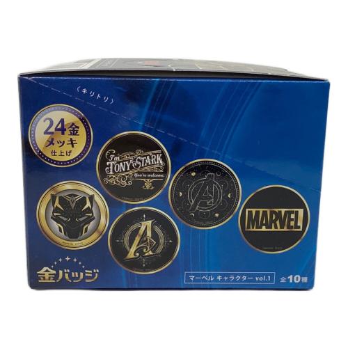 マーベルグッズ 金バッジ マーベル キャラクター vol.1 セット