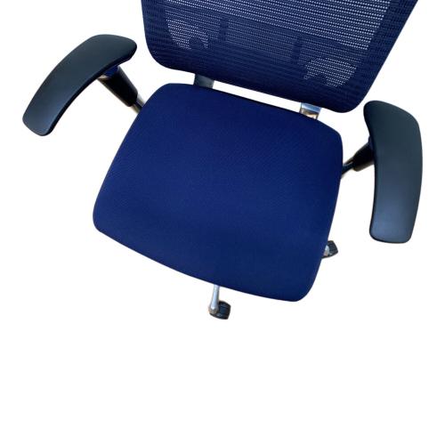 オカムラ ハイバックチェアー ネイビー 1人掛け FEF4