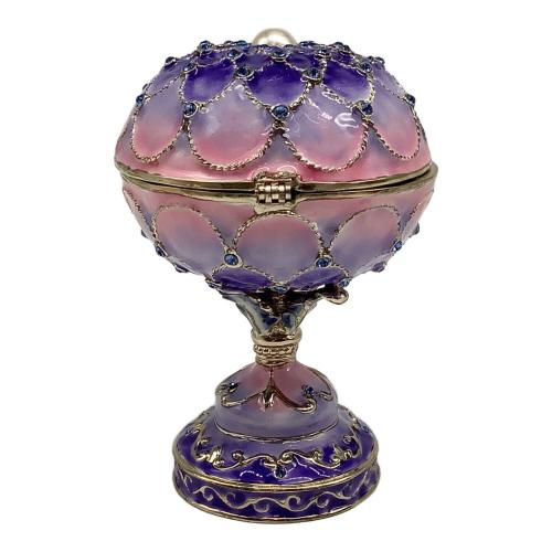 NIdec (ニデック) オルゴール 『星に願いを』クリスタルストーン付き パープル