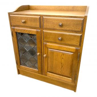 葉山ガーデン (ハヤマガーデン) キャビネット ブラウン 2枚扉