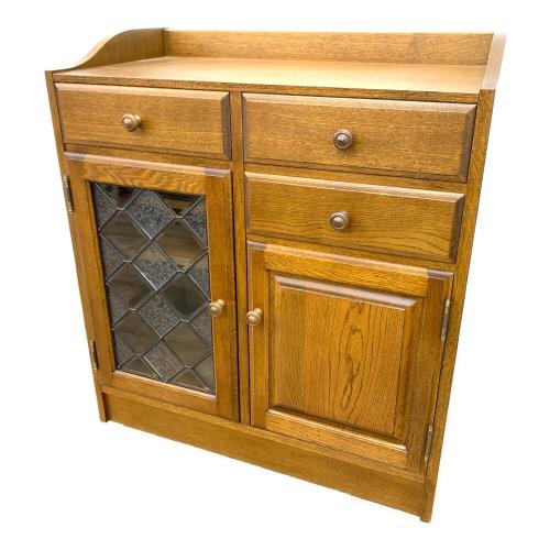 葉山ガーデン (ハヤマガーデン) キャビネット ブラウン 2枚扉