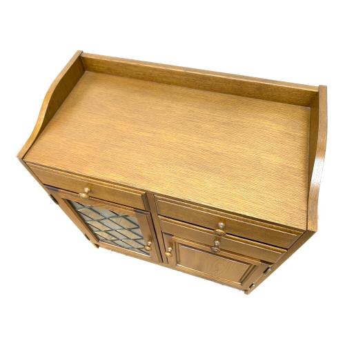 葉山ガーデン (ハヤマガーデン) キャビネット ブラウン 2枚扉