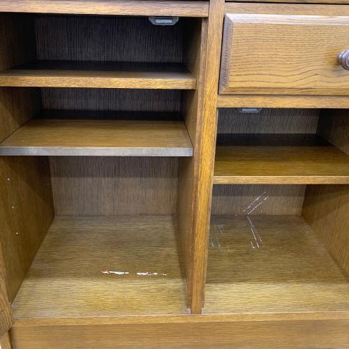 葉山ガーデン (ハヤマガーデン) キャビネット ブラウン 2枚扉