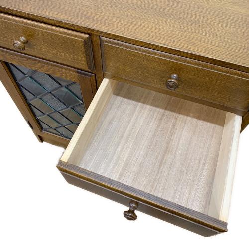 葉山ガーデン (ハヤマガーデン) キャビネット ブラウン 2枚扉