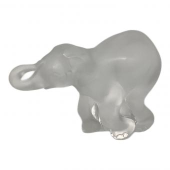 LALIQUE (ラリック) ガラス置物 象