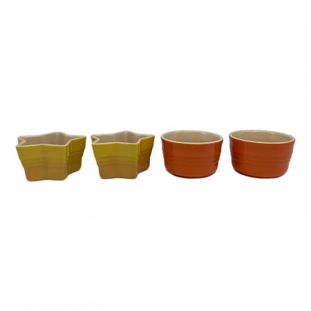 ルクルーゼ　さスクエア　ラムカン　4個セット ルクルーゼ さスクエア ラムカン 4個セット ルクルーゼさ