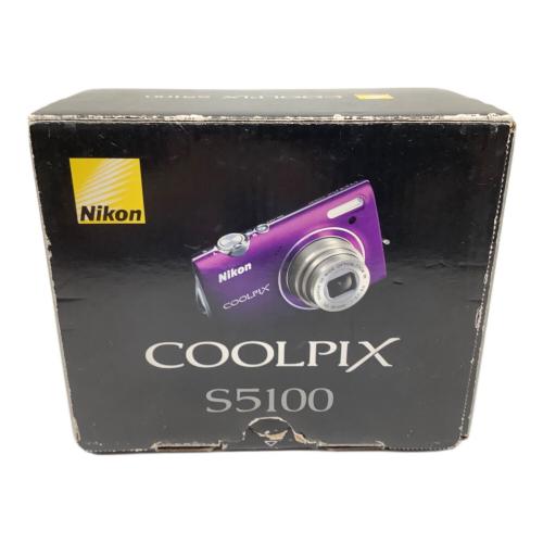 Nikon (ニコン) コンパクトデジタルカメラ S5100 COOLPIX