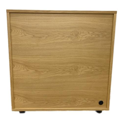 無印良品 (ムジルシリョウヒン) キャビネット ナチュラル 2枚扉 木製