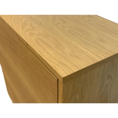 無印良品 (ムジルシリョウヒン) キャビネット ナチュラル 2枚扉