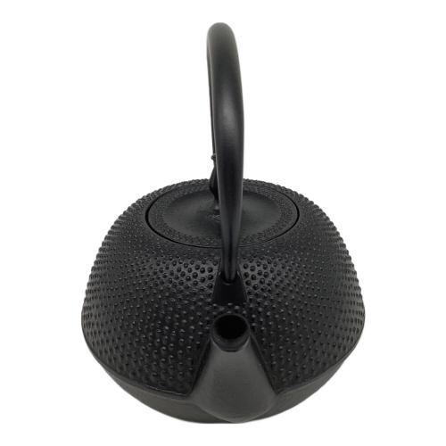 南部鉄器 (ナンブテッキ) 鉄瓶 文秀堂 末広あられ IH対応 未使用品