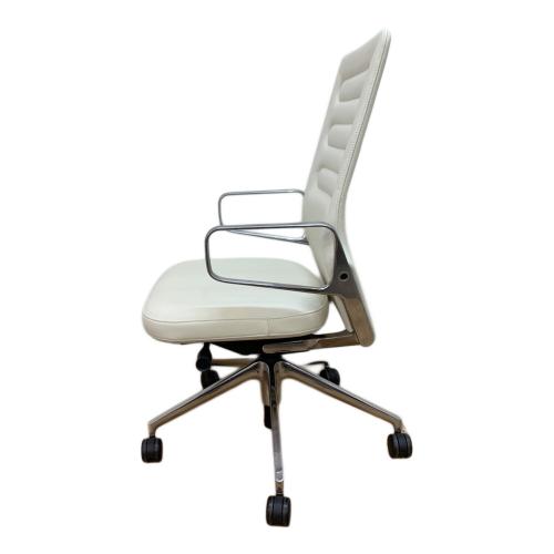 Vitra (ヴィトラ) ワークチェアー ホワイト レザー AC5 Work 