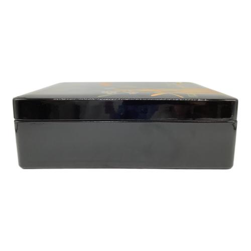 橋本漆芸 文庫箱 漆器 金蒔絵 水仙と鳥｜トレファクONLINE