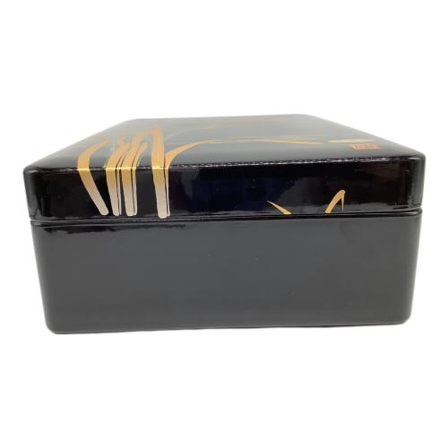 橋本漆芸 文庫箱 漆器 金蒔絵 水仙と鳥｜トレファクONLINE