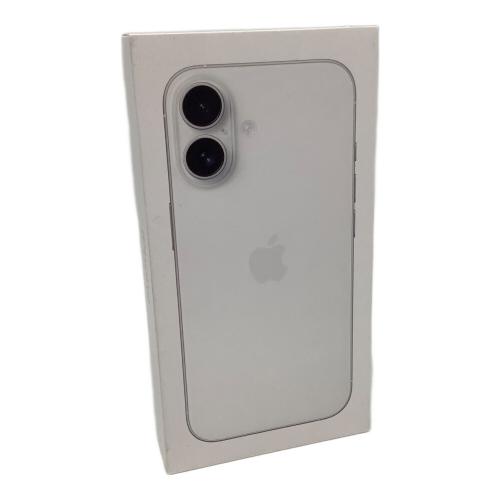 Apple (アップル) iPhone16 MYDR3J/A サインアウト確認済 358453581716684 ー SIM FREE 修理履歴無し 128GB バッテリー:Sランク(100%)