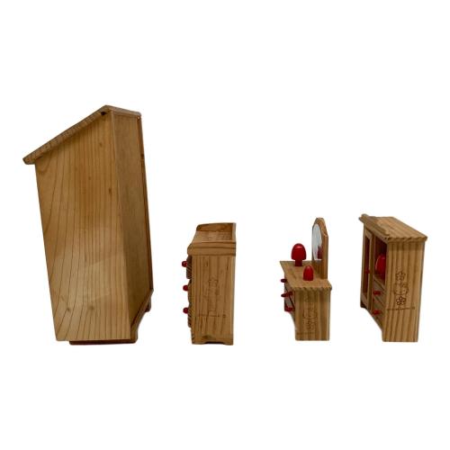 ハローキティ Little Kitty ミニチュア ドールハウス家具(木製)