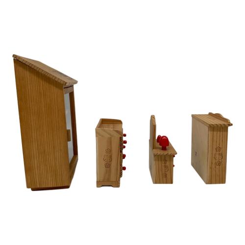 ハローキティ Little Kitty ミニチュア ドールハウス家具(木製)