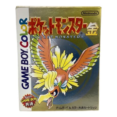 ゲームボーイ用ソフト ポケットモンスター金 -