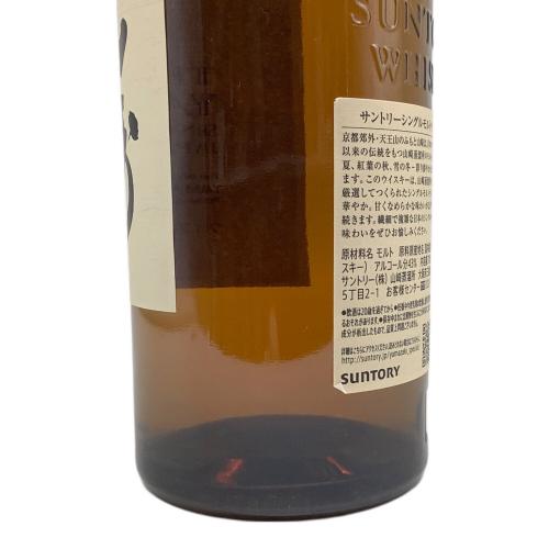 サントリー ジャパニーズウィスキー シングルモルト 700ml 山崎 現行ボトル 未開封 日本