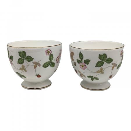 ウェッジウッド ワイルドストロベリー 22.5cmプレート 4セット　黒壺② ウェッジウッド ワイルドストロベリー 22.5cmプレート 4セット