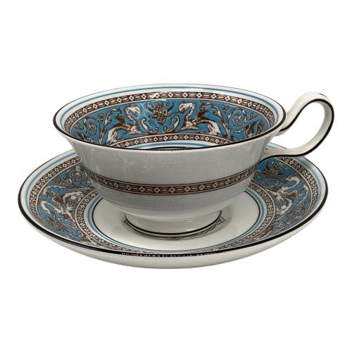 Wedgwood (ウェッジウッド) カップ&ソーサー フロレンティーン・ターコイズ