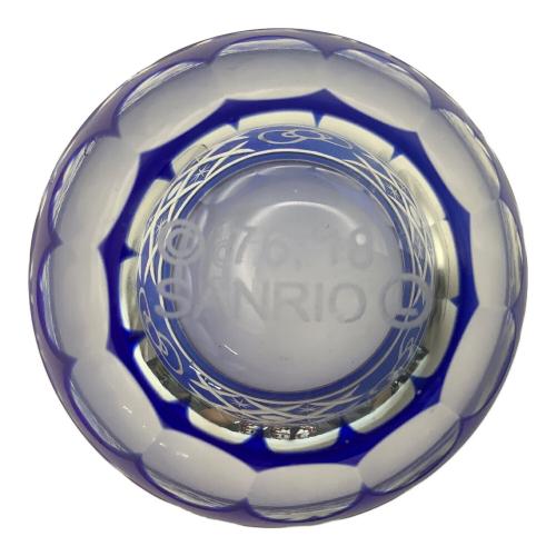 HELLO KITTY (ハローキティ) ミニ切子グラスセット リボン 赤×青 ペア