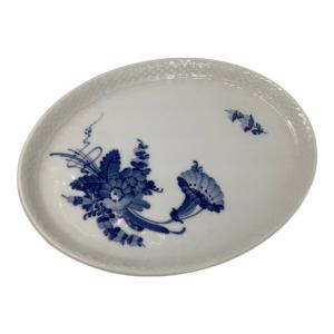 ROYAL COPENHAGEN (ロイヤル・コペンハーゲン) オーバルプレート ブルーフラワー・カーブ