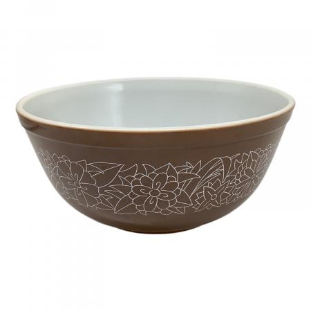 美品 3個セット オールドパイレックス ウッドランド Pyrex (パイレックス) ボウル オールドパイレックス ウッドランド 22cm