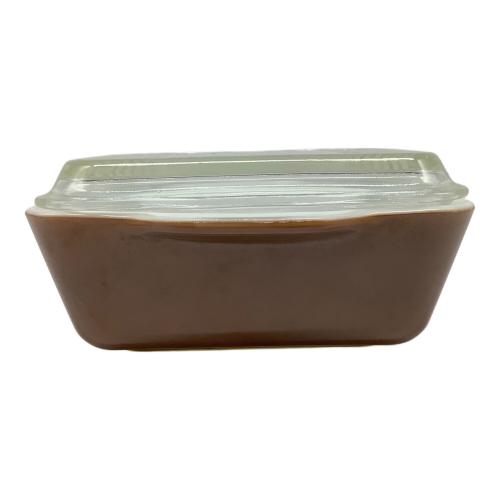 Pyrex (パイレックス) ガラスコンテナ Lサイズ ブラウン オールドパイレックス ウッドランド レフリジレーター